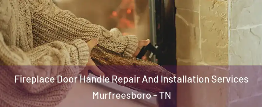 Fireplace Door Handle Repair And Installation Services Murfreesboro - TN