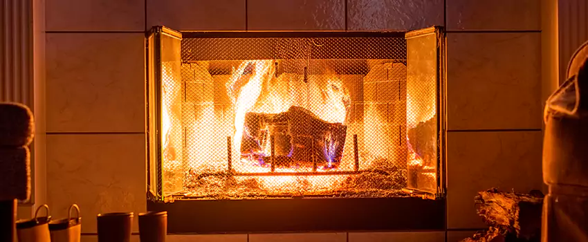 Mendota Hearth Landscape Fireplace Installation in Murfreesboro, Tennessee
